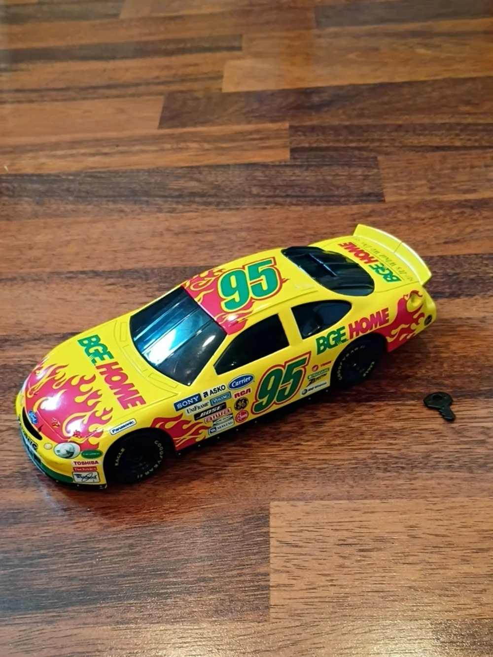 BGE Home NASCAR piggy bank car